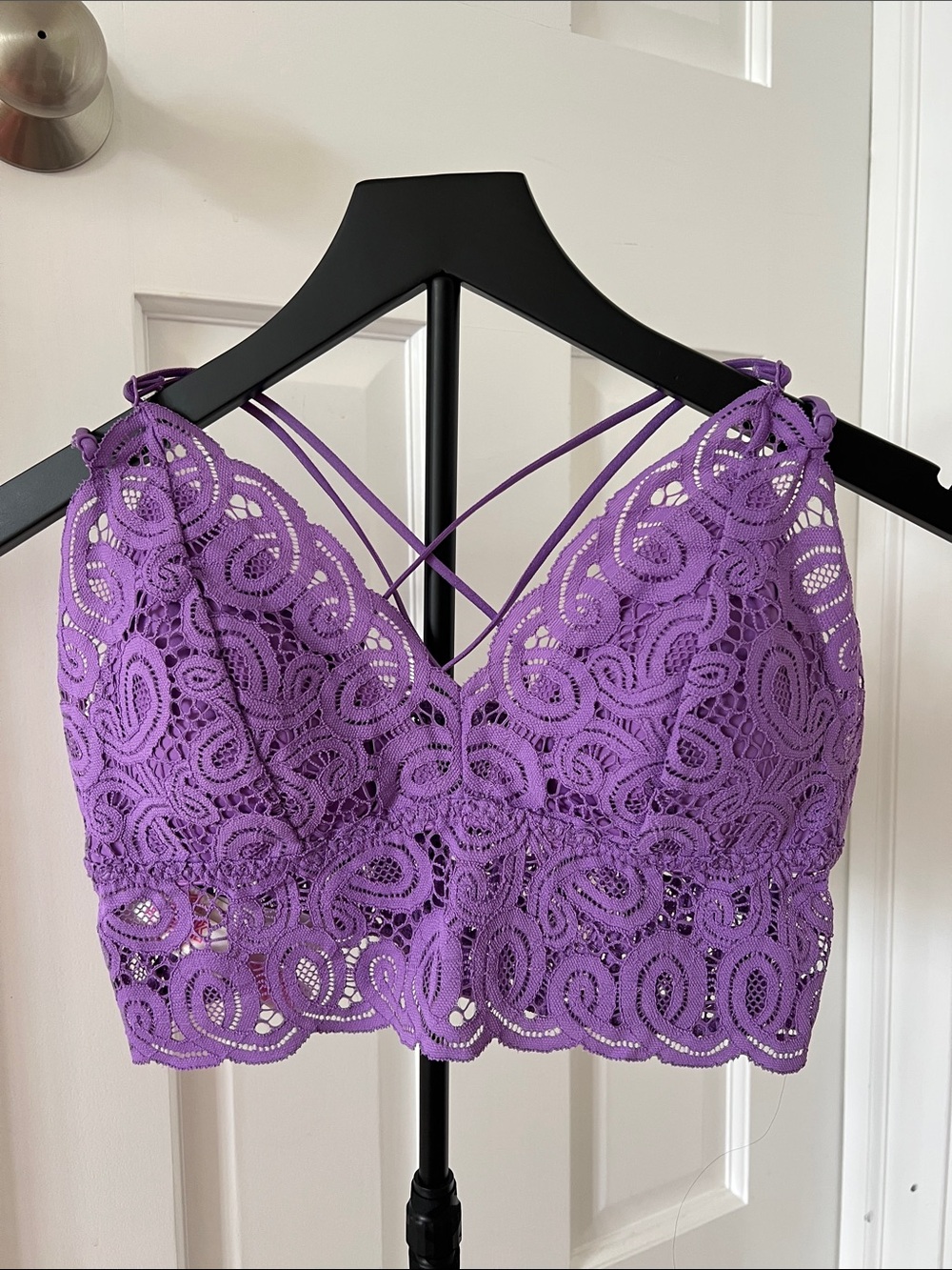 NWT PINK Victoria's Secret Lavender Lace Bralette